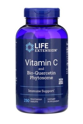 Life Extension Vitamin C und Bio-Quercetin Phytosom 250 Tabletten