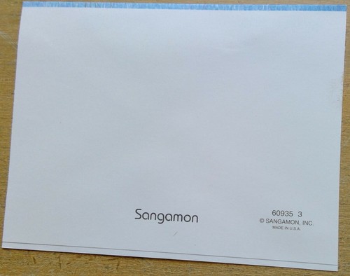 lote de 6 tarjetas de notas Songamon en agradecimiento en blanco dentro escena de invierno 4" x 5" - Imagen 4 de 5
