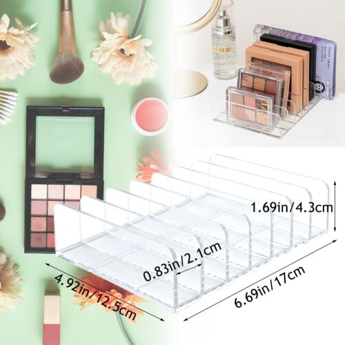 2 Pack Acrylic Eyeshadow Palette Makeup Organizer7cell Cosmetic Storageaccessori - Picture 2 of 7