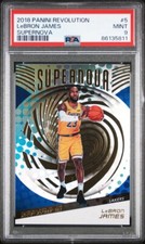 2018 Panini Revolution NBA Basketball #5 Supernova Lakers Lebron James PSA 9!!