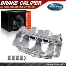 Rear Passenger Brake Caliper w/ Bracket for Ford F-250 F-350 Super Duty 13-22