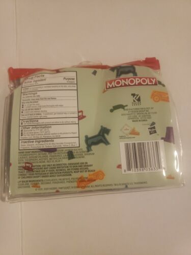 Hasboro Kids 3 pc MONOPOLY Hand Hygiene, Hand Soap, Lip Balm Travel Kit - Picture 2 of 2