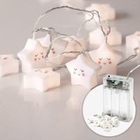 Cozyhome Stern Lichterkette Kinderzimmer Deko - 20 Led & Timer I 5M Batterie