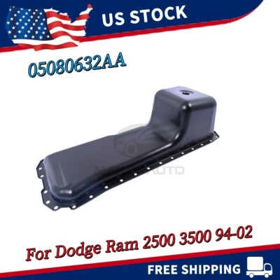 #ad Fit for Dodge Ram 2500 Ram 3500 1994 2002 L6 5.9L Diesel Engine Oil Pan 4762073 $58.69