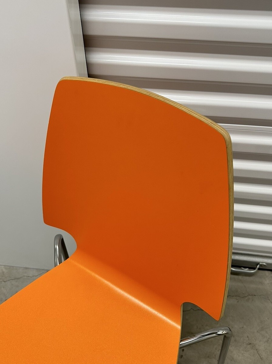 Ikea Vilmar Chair Vintage Early 2000's Orange Excellent