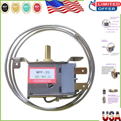 Universal Refrigerator Thermostat - Adjustable Cold Control, CE Certified