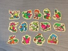14 Retro Vintage 1990's Neon Stickers Kids Children's Collection Stationary Cute
