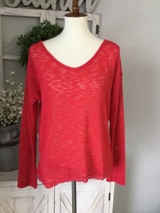 plus size red long sleeve shirt