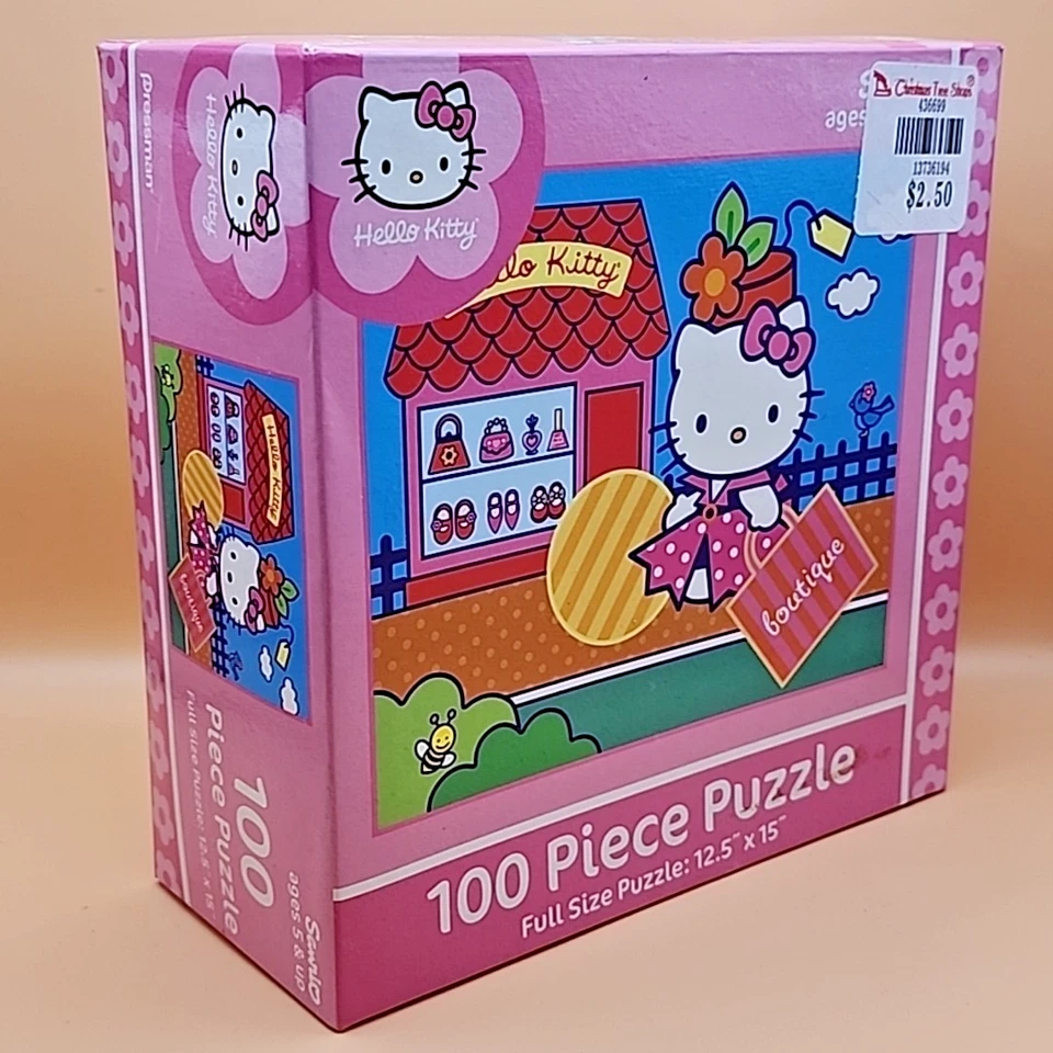 Rompecabezas de 100 piezas Hello Kitty Happy Boutique #10099 - NUEVO-Sellado Foto 3 de 3