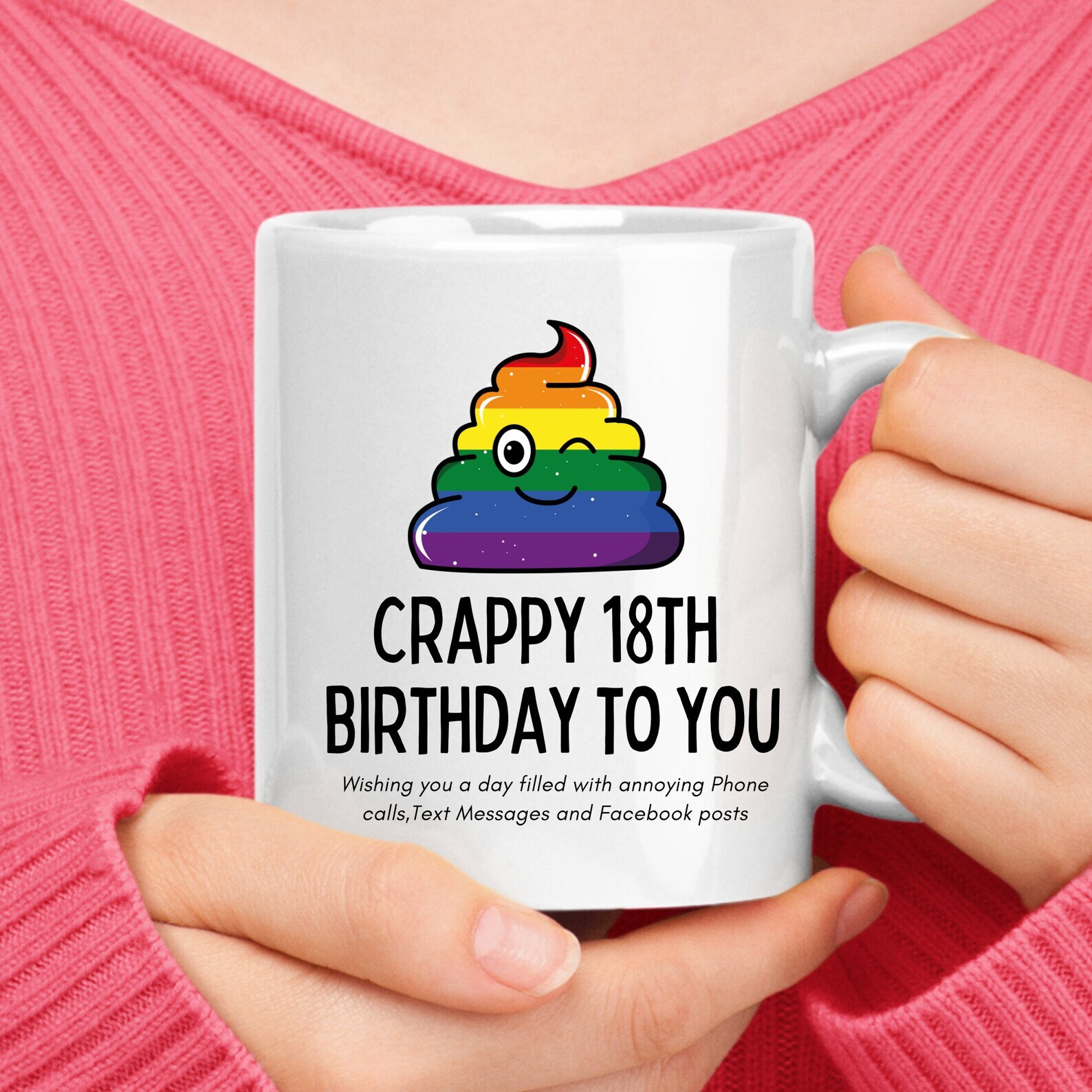 Funny 18th Birthday Gift 18th Birthday Mug 18 Year Old Birthday Gifts Happy 18th