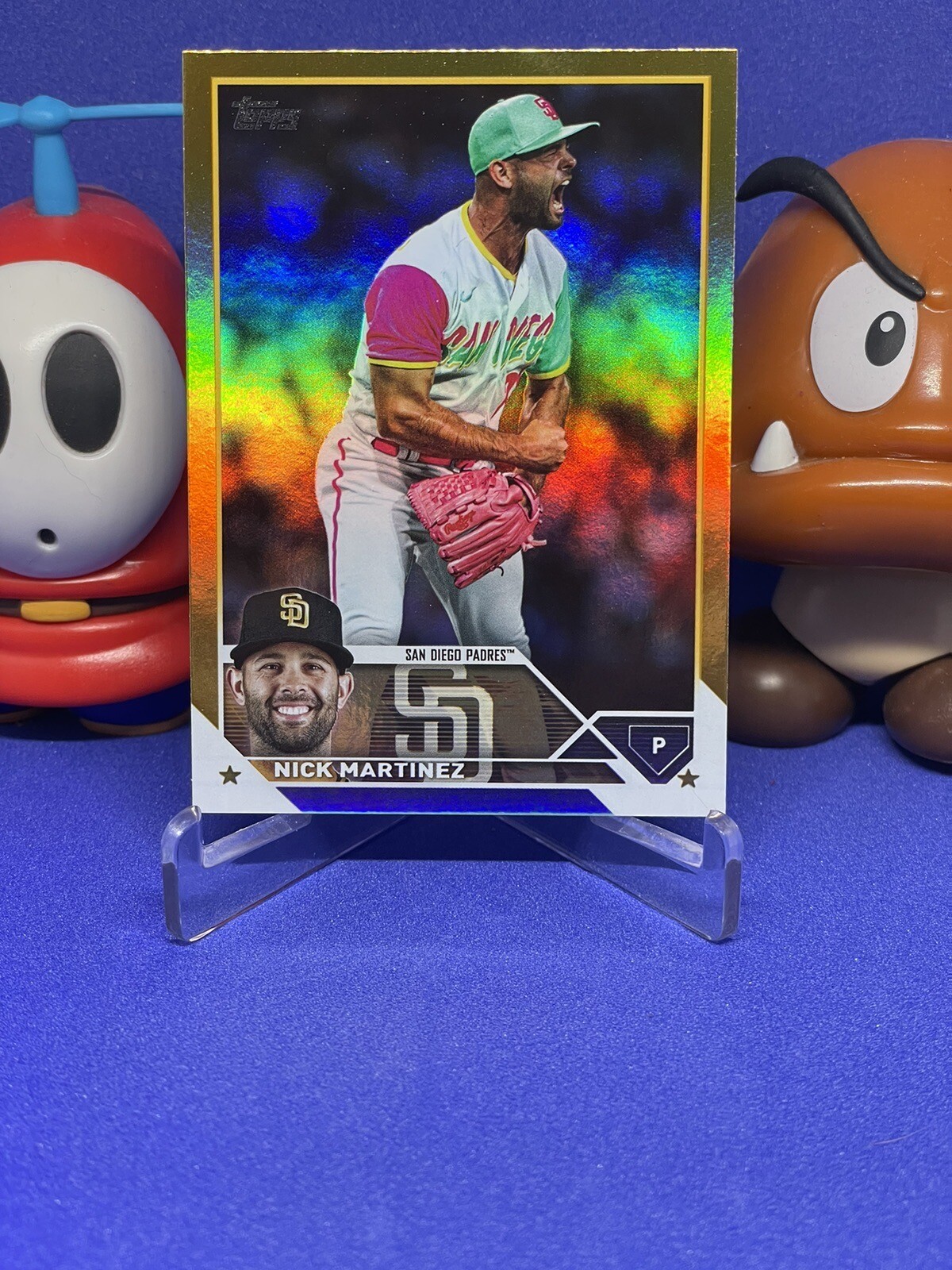 NICK MARTINEZ 2023 Topps Update #US10 GOLD Foil parallel San Diego Padres