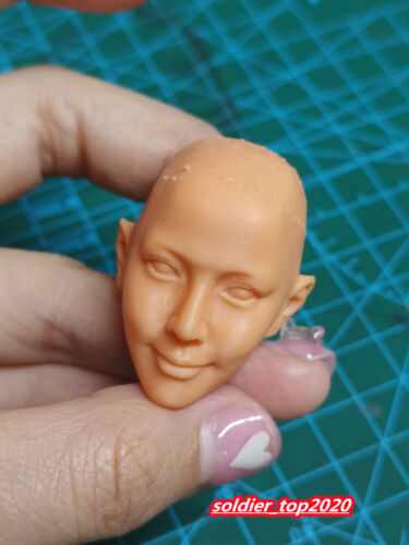 1/6 Tia Keiko Actor Bald Head Sculpt Fit 12'' Female Soldier Figure Body Toys - 第 1/4 張圖片