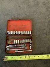 Snap On 1/4” Drive General Set, Older Style….3/16 - 1/2…..Repeat Sizes…Mixed Set