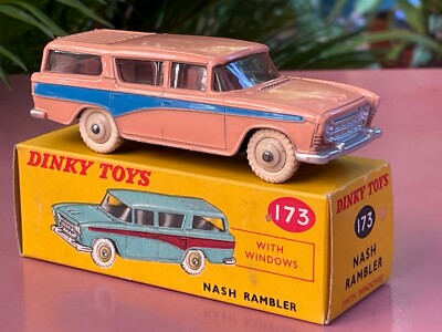Dinky Toys 173 Nash Rambler - Voiture Miniature 1/43, état Very Near Mint, Boîte D'origine
