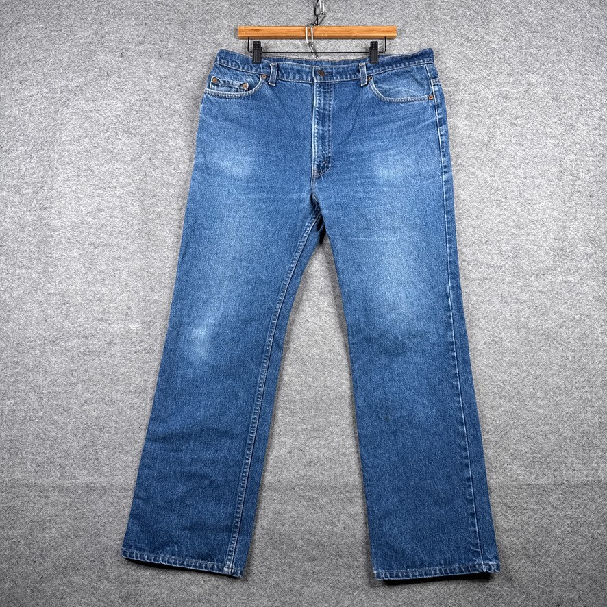 Vintage Levis 517 0217 Jeans 40x32 (38x30) Blue Denim Boot