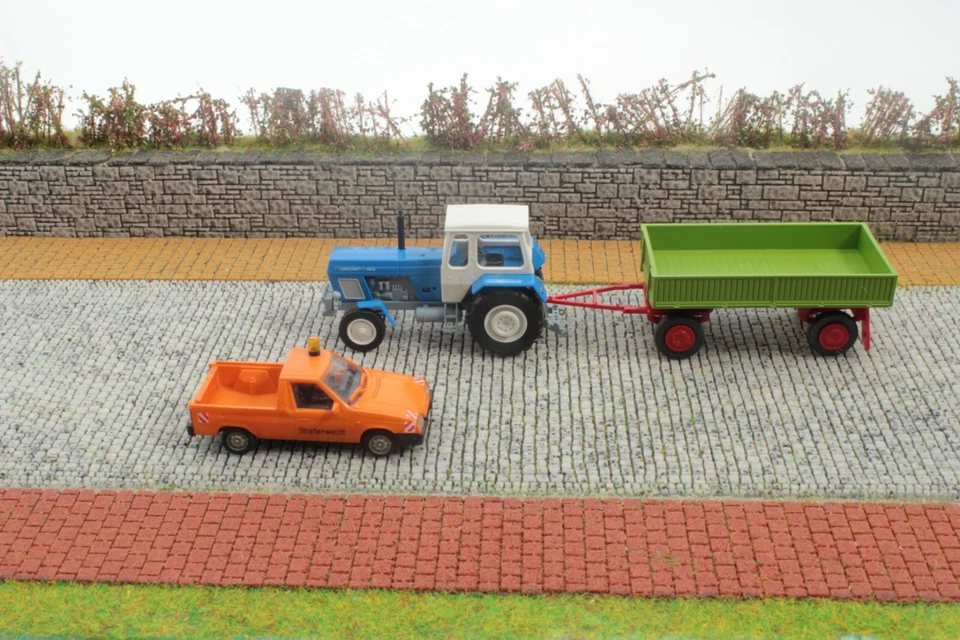 H0 Straße Kopfsteinpflaster gerade Spur HO H0m H0e 1:87 Joker Ruegen 8703005 - Bild 4 von 4