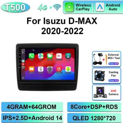 For Isuzu D-Max 2020-2022 CarPlay Car Radio Android Stereo Multimedia Player GPS