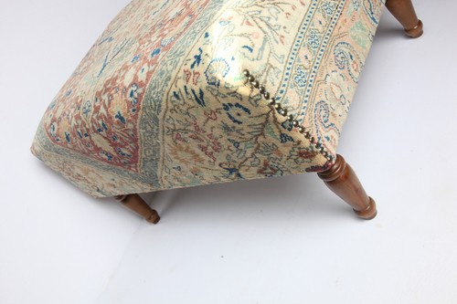 Coffe table Cover with handmade rug,Upholstery Ottoman Stool Bench Furnitures - Picture 8 of 10