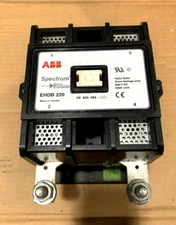 ABB EHDB 220 2pole 120vac Coil 600vdc Contactor Cat.#EHDB220C 2P-*L