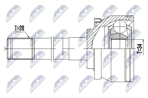 NPZ-HY-511 NTY Gelenksatz, Antriebswelle FüR Hyundai,Hyundai (Huatai)-image