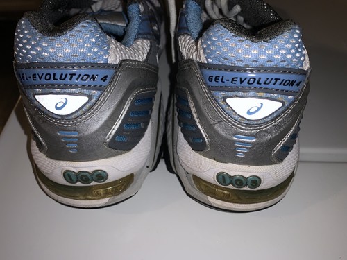 Women’s ASIC Gel-Evolution 4 IGS Duomax Running Shoes Aqua/White ... - Picture 11 of 11