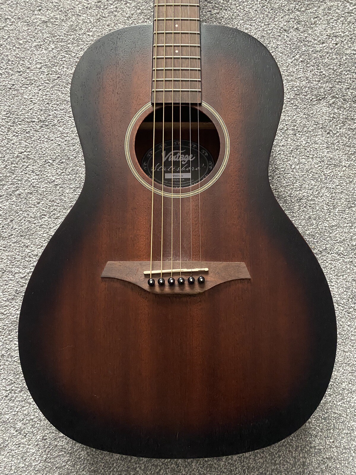 Vintage Statesboro Acoustic Parlour Guitar eBay