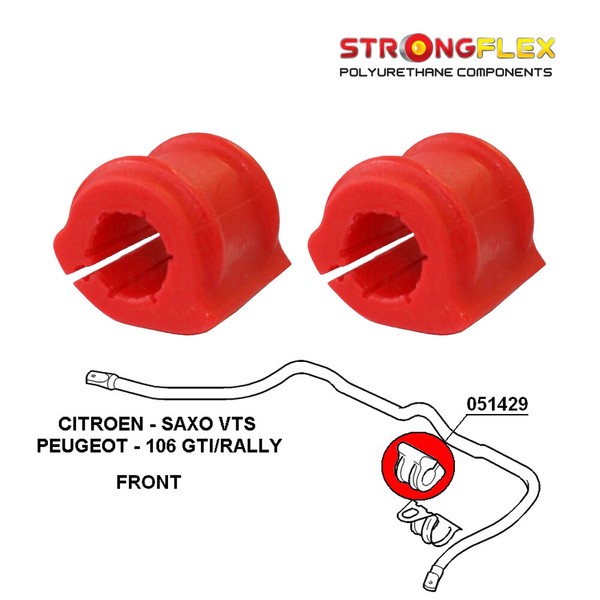 Busches Stabilisator Vorne FüR Saxo Vts, Peugeot 106 Gti/Rallye-image