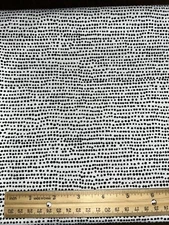 New Dear Stella Moonscape Fabric l Vanilla l White Black Dots