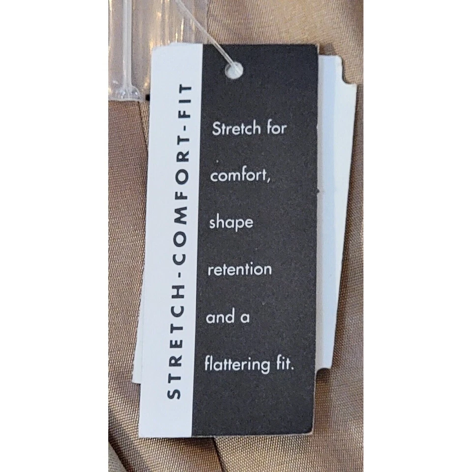 Blazer informal de esquina elástica para mujer talla 16 a rayas crema chaqueta de 2 botones nuevo de stock Foto 4 de 4