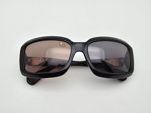 Morgenthal Frederics Fifth Black Frame Polarized Grey Lens Sunglasses w/ Case - Picture 11 of 17