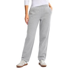 New Size Medium Straight Leg Fleece Lined Sweatpants with Pockets and Drawstring