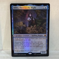 MTG The Hobbit Bilbo, Thief in The Night Foil Card M0033