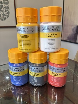 Winsor & Newton Galeria Acrylic Paint 8.4oz 250ml New