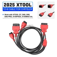 XTOOL Fit For Chry/sler 12+8 Programming Adaptor Auto Diagnostic Connector Cable