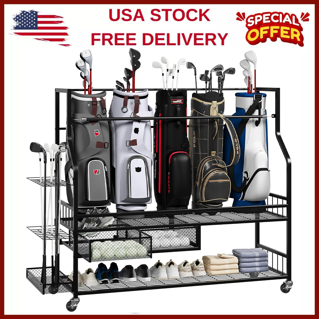 Organizer Rack,golf Bag Storage Organizer,golfs Club,garage