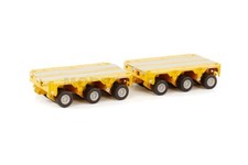 WSI Models Scheuerle Tii Premium Line; Scheuerle Inter Combi Set 3 Axle (2x) Yellow 1:50 04-2150