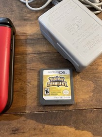 Nintendo 3DS XL Portable Gaming Console - Red and Black w/ Pokemon Conquest Game