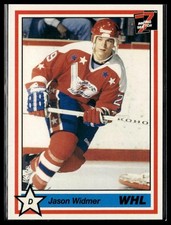Jason Widmer 1990-91 7th Inning Sketch WHL #136 Lethbridge Hurricanes