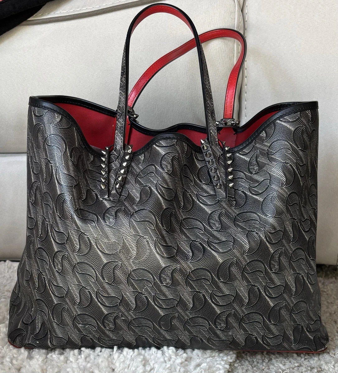 Christian Louboutin ボディバッグ ブラック/レッド Christian Louboutin Crossbody – The Luxury Exchange PDX