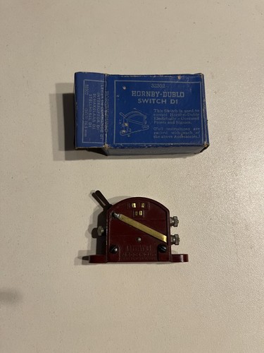 HORNBY DUBLO MASSSTAB OO - 32302 WEINROT HEBELSCHALTER FÜR WEICHEN & SIGNAL | Zustand: Used