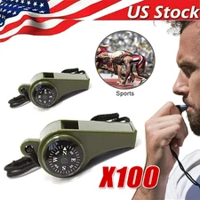 1-200 Very Loud Keychain Whistle for Survival, Sports, Hiking, Outdoor Activity