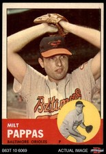 1963 Topps #358 Milt Pappas Orioles 4 - VG/EX