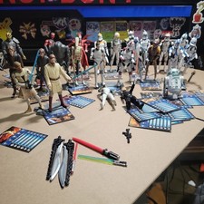 Lot of 24 Star Wars Clone Wars Figures 