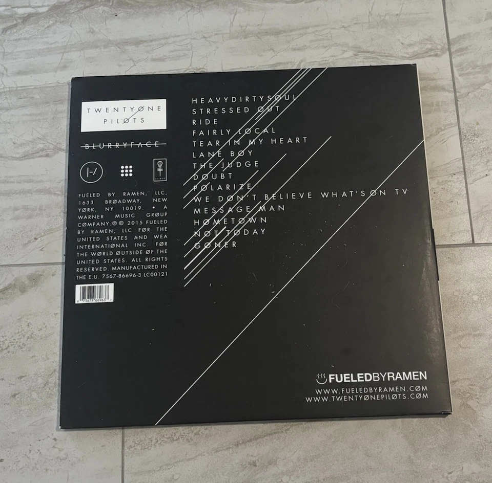 Twenty One Pilots - Blurryface LP x2 Vinyl Record (Double Album, 2015) Foto 2 de 4