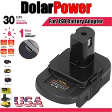USB Battery Adapter Converter for Dewalt 20V Milwaukee 18V to Ryobi 18V Tool New