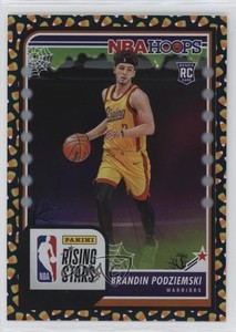 2023 Panini Haunted Hoops Rising Stars Holo Candy Brandin Podziemski Rookie RC