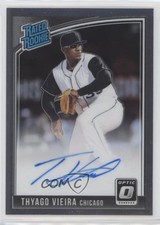 2018 Panini Donruss Optic Rated Rookie Signatures Thyago Vieira #RRS-TV Auto jc3