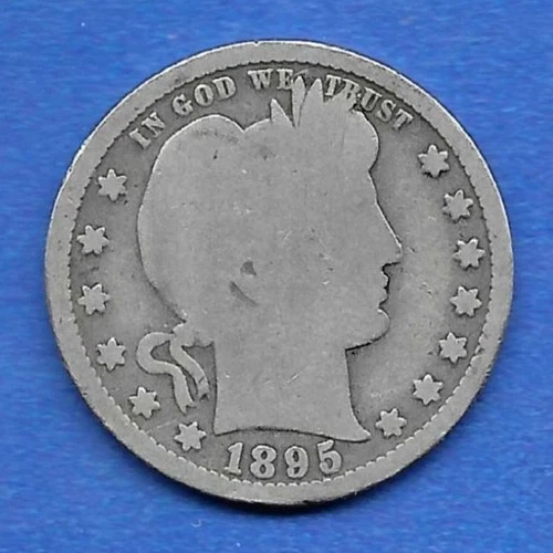 1895 BARBER QUARTER DOLLAR, OVER 100 YEARS OLD!!!