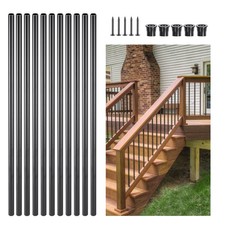 VEVOR Deck Balusters 101 Pack 26 in Aluminum Staircase Deck Spindles with Screws
