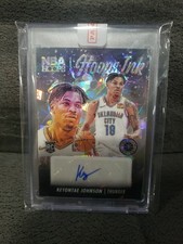 2023-2024 Nba Hoops Premium  Keyontae Johnson Rookie Hoops Ink Craked Ice...